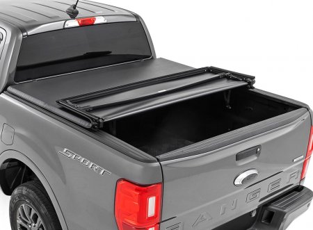 2019-2023 Ford Ranger, W/5ft Bed, Westin Soft Tri-Fold Tonneau Cover